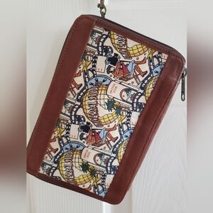 Universal Studios Embrordered Leather Wristlet